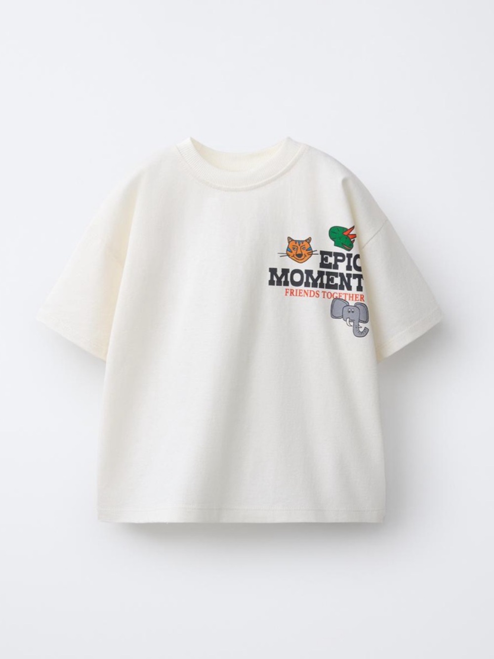 ZARA ZOO ANIMAL PRINT T-SHIRT